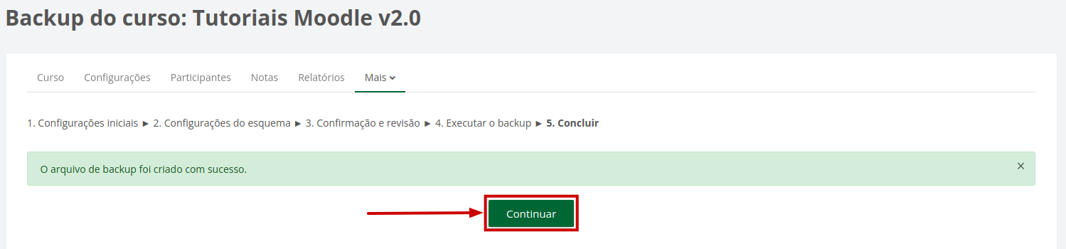 Captura de tela demonstrando o procedimento descrito acima.